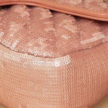 Gucci Pink Sequins GG Marmont Flap Small Shoulder Bag