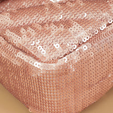 Gucci Pink Sequins GG Marmont Flap Small Shoulder Bag