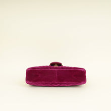 Gucci Violet GG Marmont Velvet Large Shoulder Bag