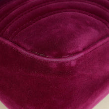 Gucci Violet GG Marmont Velvet Large Shoulder Bag