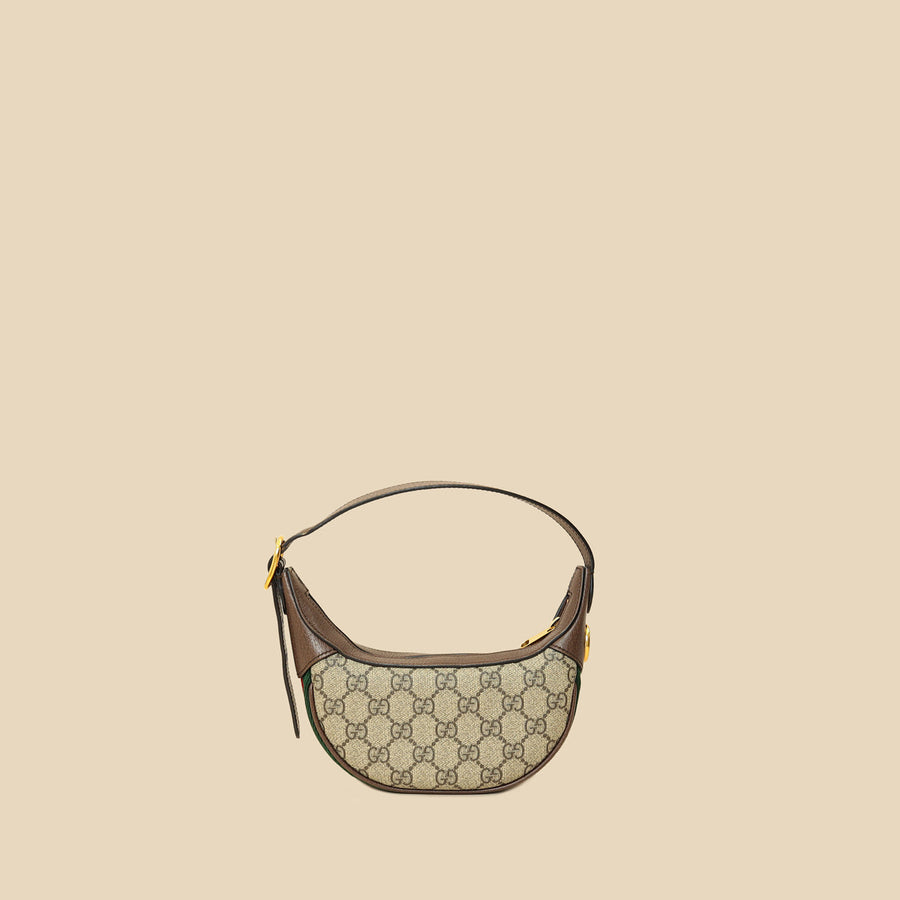 Gucci Ebony GG Supreme Ophidia Small Bag