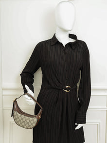 Gucci Ebony GG Supreme Ophidia Small Bag