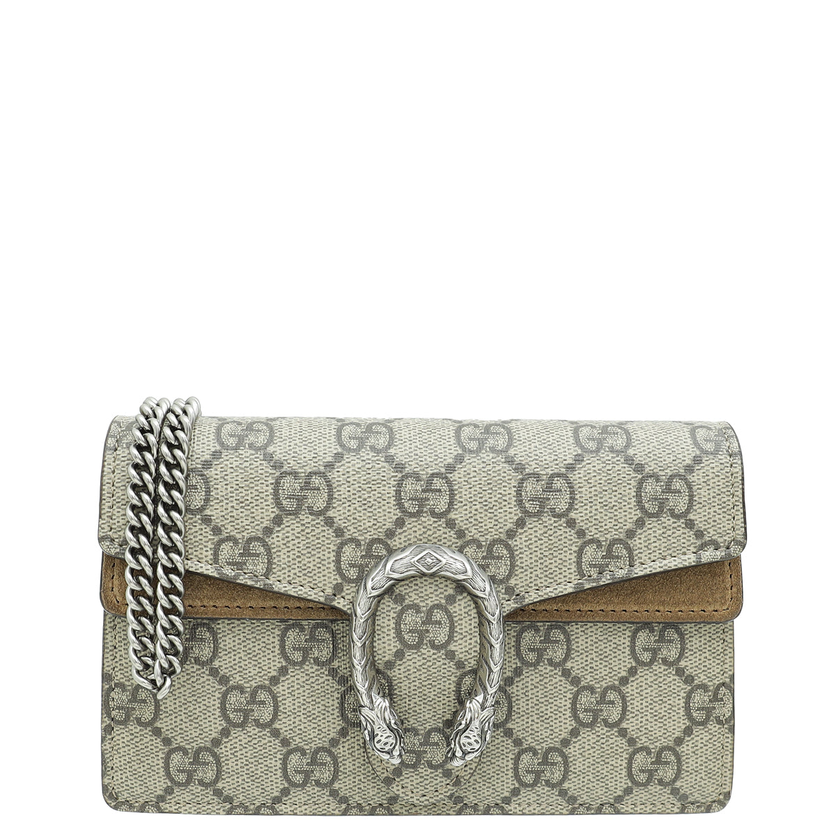 Gucci Ebony GG Supreme Super Mini Dionysus Bag