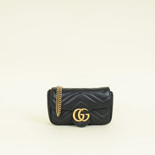 Gucci Black GG Marmont Matelasse Mini Shoulder Bag