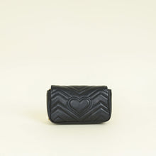 Gucci Black GG Marmont Matelasse Mini Shoulder Bag