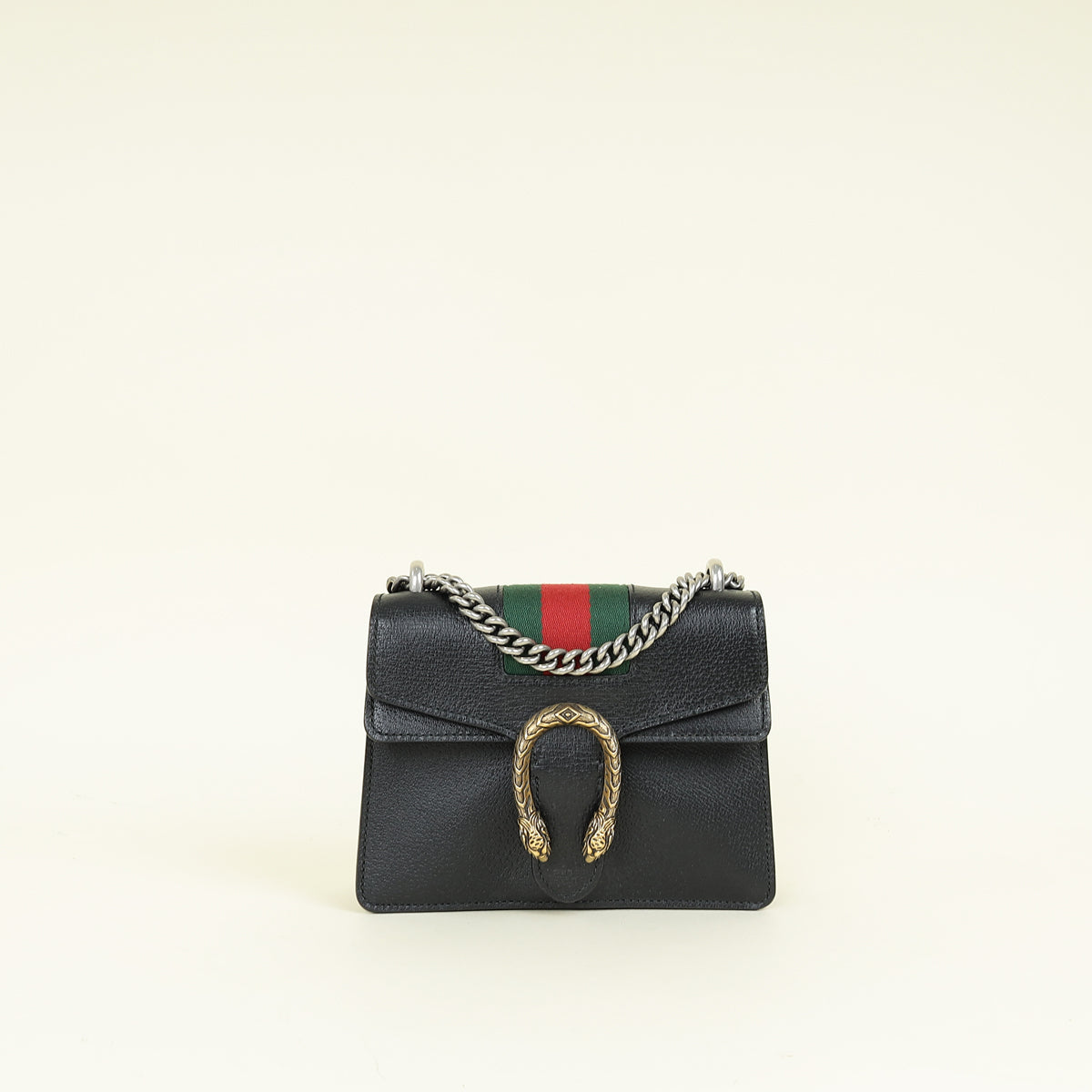 Gucci Black Dionysus Web Small Shoulder Bag