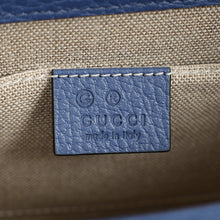Gucci Blue Interlocking G Flap Small Shoulder Bag