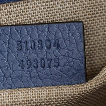 Gucci Blue Interlocking G Flap Small Shoulder Bag