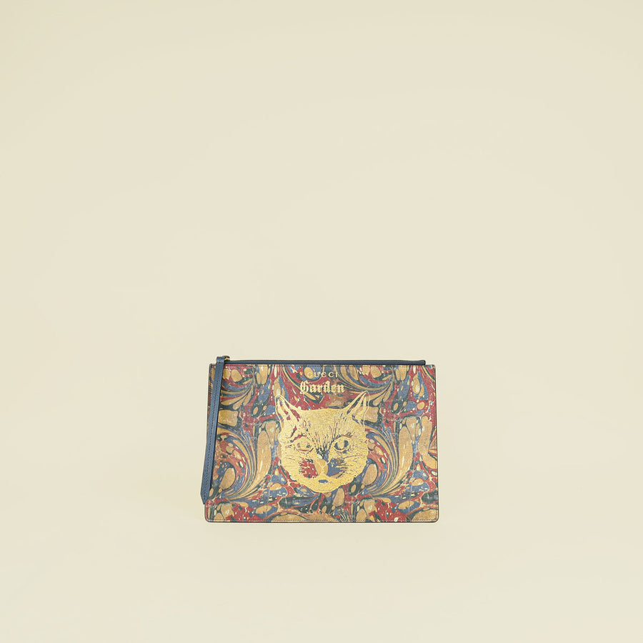 Gucci Multicolor Garden Cat Pouch