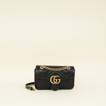 Gucci Black GG Marmont Small Shoulder Bag