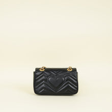 Gucci Black GG Marmont Small Shoulder Bag