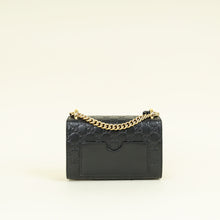 Gucci Black GG Guccissima Padlock Small Shoulder Bag