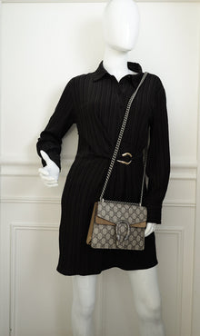 Gucci Ebony GG Supreme Dionysus Small Shoulder Bag