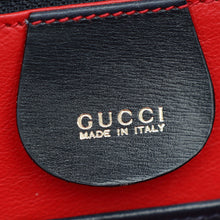 Gucci Navy Blue Bamboo Top Handle Bag