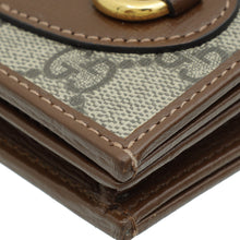 Gucci Ebony 1955 Horsebit Card Case Chain Walle