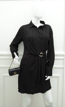 Gucci Black GG Marmont Chain Pouch
