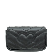Gucci Black GG Marmont Chain Pouch