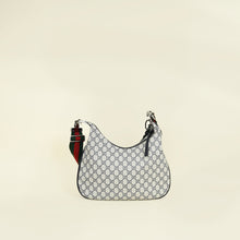 Gucci Navy Blue GG Supreme Attache Medium Shoulder Bag