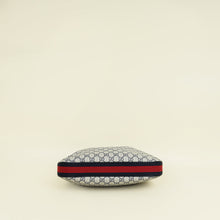 Gucci Navy Blue GG Supreme Attache Medium Shoulder Bag