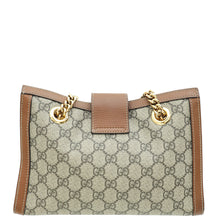 Gucci Bicolor GG Supreme Padlock Tote Small Bag