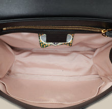 Gucci Black Rajah Medium Vitello Palmellato Lux Crystal Shoulder Bag