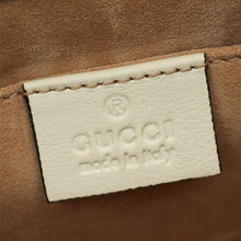 Gucci White Padlock Pearl Studs Small Shoulder Bag