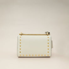 Gucci White Padlock Pearl Studs Small Shoulder Bag