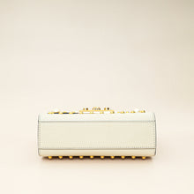 Gucci White Padlock Pearl Studs Small Shoulder Bag