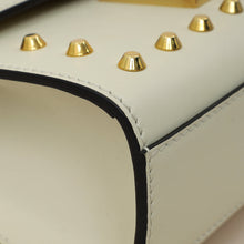 Gucci White Padlock Pearl Studs Small Shoulder Bag