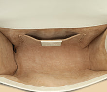 Gucci White Padlock Pearl Studs Small Shoulder Bag