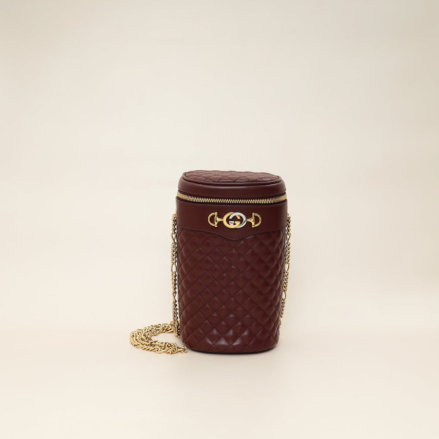 Gucci Burgundy Trapuntata Crossbody/Belt Bag