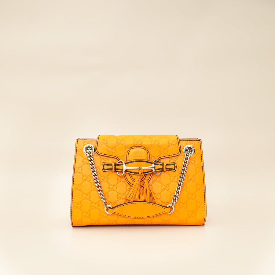 Gucci Orange GG Guccissima Emily Small Bag