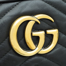 Gucci Black GG Marmont Small Camera Bag