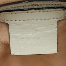 Gucci White Horsebit 1955 Small Shoulder Bag