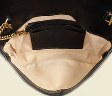 Gucci Black GG Marmont Small Shoulder Bag