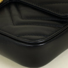 Gucci Black GG Marmont Small Shoulder Bag