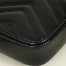 Gucci Black GG Marmont Small Shoulder Bag