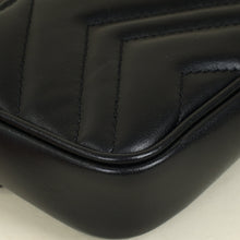 Gucci Black GG Marmont Small Shoulder Bag
