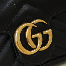 Gucci Black GG Marmont Small Shoulder Bag