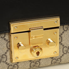 Gucci Tricolor GG Supreme Padlock Small Bag