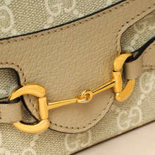 Gucci Bicolor GG Supreme Horsebit 1955 Mini Bag