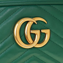 Gucci Green GG Marmont Camera Small Bag