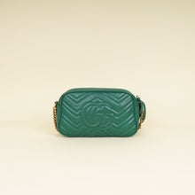 Gucci Green GG Marmont Camera Small Bag