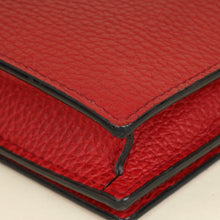 Gucci Red Interlocking G Wallet on Chain