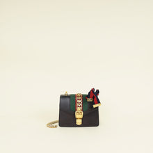 Gucci Black Sylvie Mini Flap Shoulder Bag