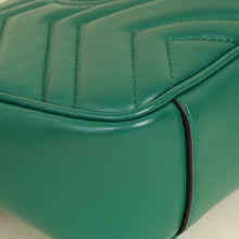 Gucci Green GG Marmont Matelasse Small Shoulder Bag