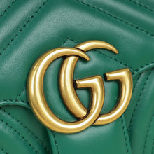 Gucci Green GG Marmont Matelasse Small Shoulder Bag
