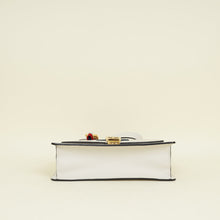 Gucci White Sylvie Small Flap Shoulder Bag