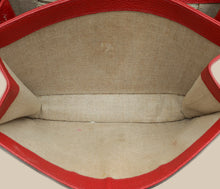 Gucci Red Interlocking G Flap Medium Shoulder Bag