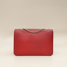Gucci Red Interlocking G Flap Medium Shoulder Bag